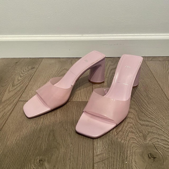 Zara Shoes - Zara Pink Women's Heels